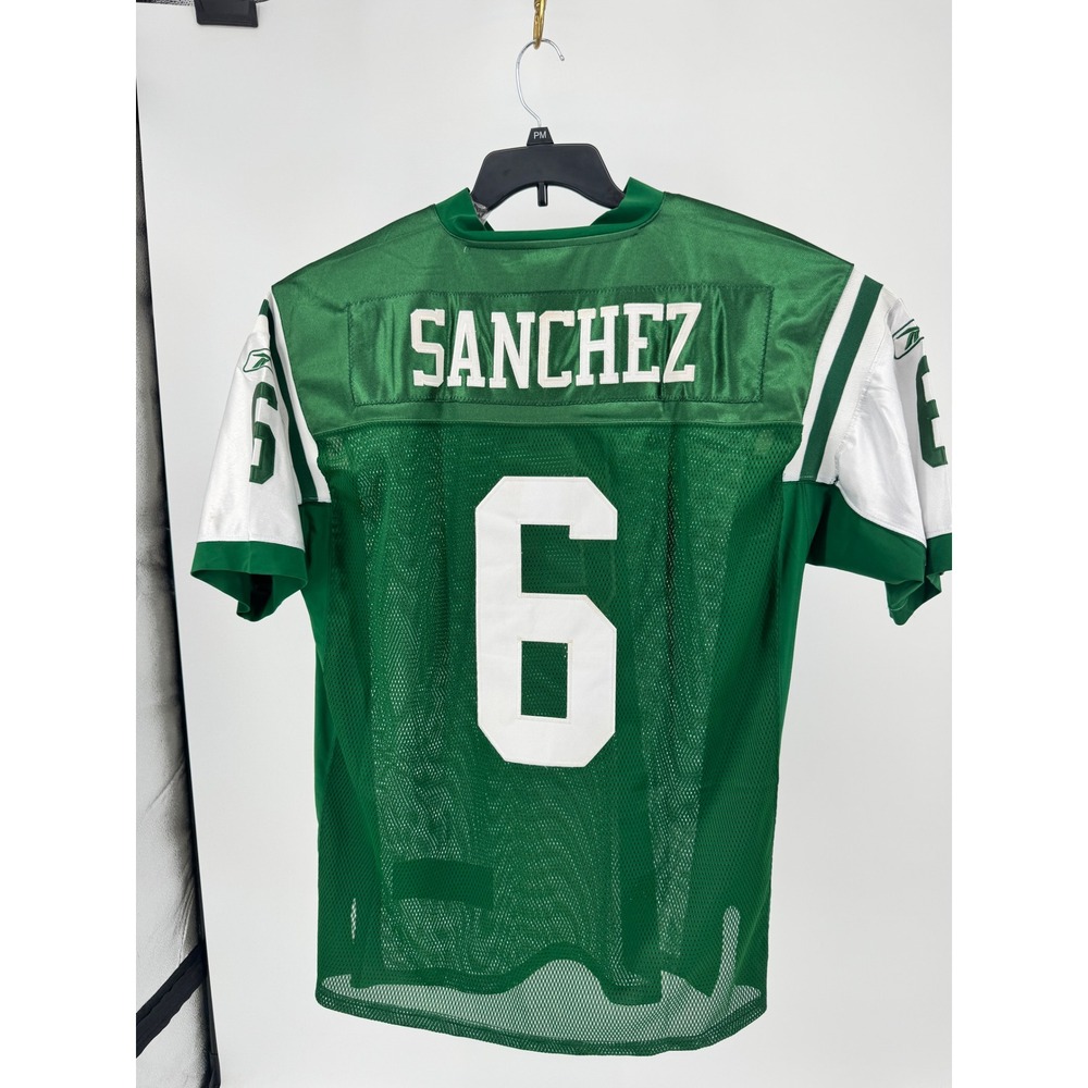 Reebok Mark Sanchez New York Jets Jersey Mens 54 Green NFL Onfield Equipment 6‎